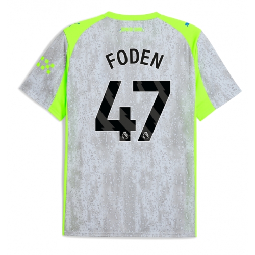 Billige Fotballdrakt Manchester City Phil Foden #47 Replika Tredjedrakt 2025-26 Kortermet Billige Fotballdrakt Manchester City Phil Foden #47 Replika Tredjedrakt 2025-26 Kortermet